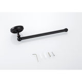 Oil Rubbed Bronze Towel Rack Brass Wall Mount Modern Single Towel Bar Black Home Bathroom Hardware