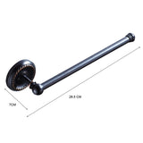 Oil Rubbed Bronze Towel Rack Brass Wall Mount Modern Single Towel Bar Black Home Bathroom Hardware