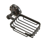 Shower Draining Brass Soap Dish Wall Mounted Oil Rubbed Bronze Bathroom Hardware Modern Black