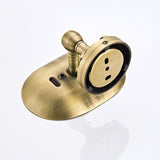 Pineapple Pattern Soap Dish Holder For Bathroom Antique Brass Wall Mount Carved Vintage Gold Oval