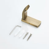 Vintage Bathroom Robe Hooks Antique Brushed Solid Brass Kitchen Gold Luxury Towel Hook Wholesale