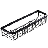 Vintage Bathroom Shelves Rectangular Shaped Shower Caddy Basket ORB 18 Inch Draining Wall Mounted