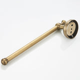 Wall Mount Antique Brass Kitchen Towel Rack Bathroom Hardware Single Bar Carved Household Hotel Gold