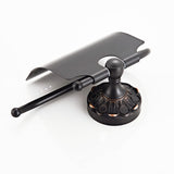 Wall Mount Bathroom Black Toilet Paper Holder Brass Carved Single Roll Paper Holder Oil Rubbed Bronze