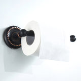 Wall Mount Bathroom Brass Black Toilet Paper Holder Modern Oil Rubbed Bronze Small Hardware