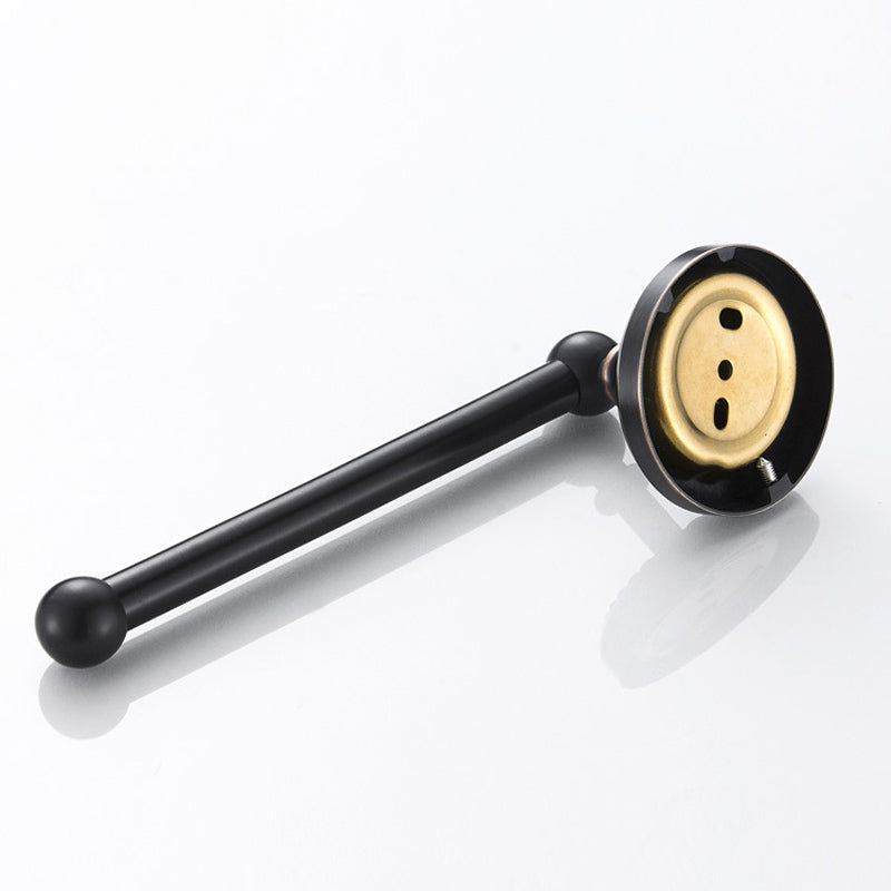 Wall Mount Bathroom Brass Black Toilet Paper Holder Modern Oil Rubbed Bronze Small Hardware