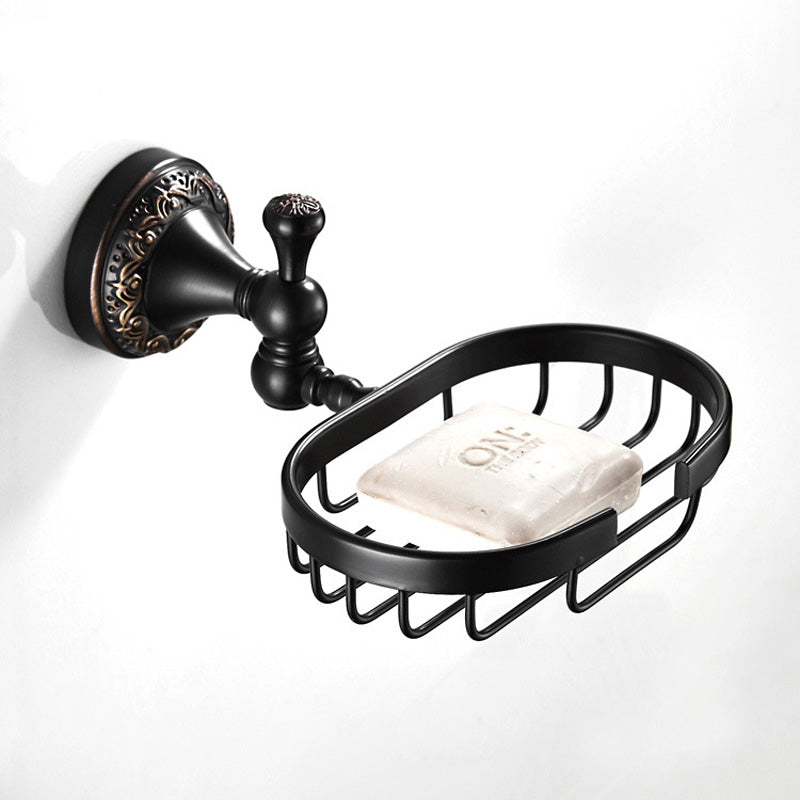 Wall Mount Brass Soap Dish Carved Oil Rubbed Bronze Draining Oval For Bathroom Black Unique Hotel