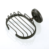 Wall Mount Brass Soap Dish Oil Rubbed Bronze Ceramic Round/ Oval For Bathroom Hardware Draining Hotel