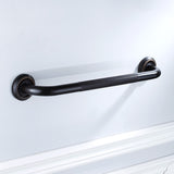 Wall Mounted Carved Oil Rubbed Bronze Black Safety Grab Bar Bathroom Handicap For Elderly 20 Inch