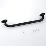 Wall Mounted Carved Oil Rubbed Bronze Black Safety Grab Bar Bathroom Handicap For Elderly 20 Inch