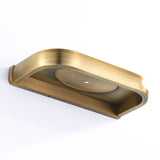 Wall Mount Soap Dish Holder Antique Brass Brushed Gold Designer Gold Draining Bathroom Hardware Small